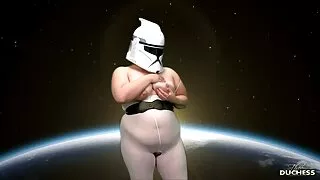 La donna grassa si masturba con un porno amatoriale italiani bastone al caramello.